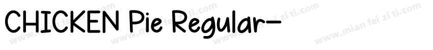 CHICKEN Pie Regular字体转换
